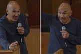 Francis Chan pregando na igreja. (Foto: Reprodução/Instagram/Francis Chan)