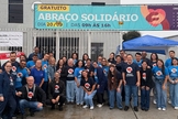 Voluntários do Abraço Solidário 2026. (Foto: IAPVH)