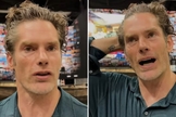 Dallas Jenkins após gravar a última cena de The Chosen. (Foto: Reprodução/YouTube/CBN News)