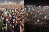 Uma multidão participou do Festival de Oração Jharkhand. (Foto: Reprodução/YouTube/Ankit Sajwan Ministries/Reprodução/Instagram/foljchurch).