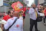 O evangelista Adenilson Brito foi hostilizado por manifestantes. (Foto: Reprodução/Instagram/pre.gador_).