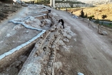 A estrutura fazia parte de um sofisticado sistema de abastecimento de água utilizado durante o período do Segundo Templo. (Foto: Emil Aladjem/Autoridade de Antiguidades de Israel)