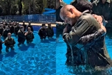 Os Aprendizes-Fuzileiros Navais da Marinha foram batizados por capelães. (Foto: Reprodução/Instagram/prclaudiobritto).