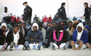 Refugiados na Líbia