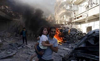 Síria bombardeada tempos atrás