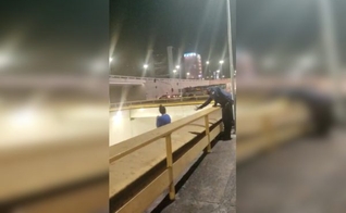 O sargento Lucas Lima convenceu uma mulher a não cometer suicídio. (Foto: Reprodução/PMDF)