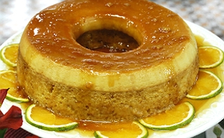 Bolo Pudim de Laranja