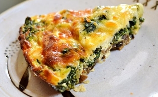 Quiche de espinafre
