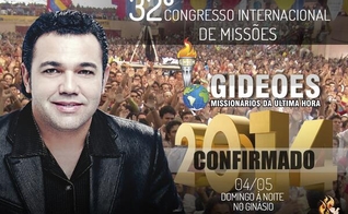 Feliciano confirma participação no Congresso dos Gideões 2014
