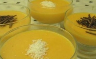 creme de abobora com coco