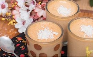 Mousse de Doce de Leite com Coco