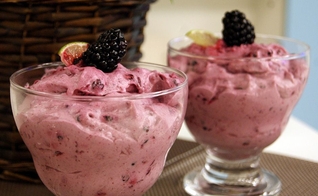 mousse de amoras