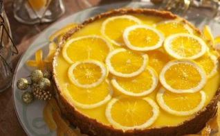 cheesecake de laranja