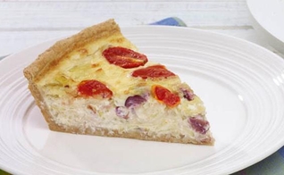 quiche de alho poró