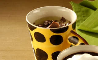 Chocolate branco quente