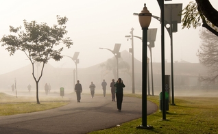 caminhada de inverno