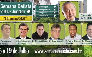 Batistas do Estado de São Paulo comemoram 110 anos em Jundiaí