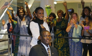 "Eu sabia que Deus estava comigo em todo tempo", disse a sudanesa Meriam Ibrahim