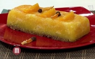 Gelado de laranja com coco