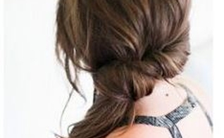 Trança torcida de lado