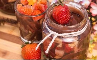 Pavê de Nutella com Morangos