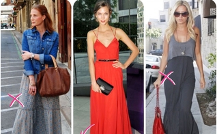 saias e vestidos longos