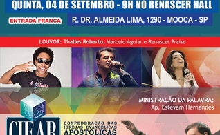 Thalles Roberto e Renascer Praise estarão no Café de Pastores da CIEAB