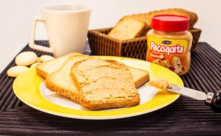 Paçoquita cremosa caseira
