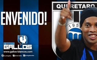 Ronaldinho Gaúcho ainda não vestiu a camisa do Querétaro