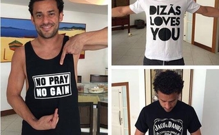 Jogador Fred ganha camisetas cristãs e agradece com postagem: "#Deusnocomando"