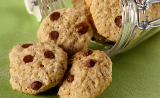 Biscoito de aveia com chocolate