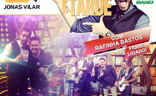 Participação de Jonas Vilar no "Agora é Tarde" irá ao ar nesta quarta-feira (08)