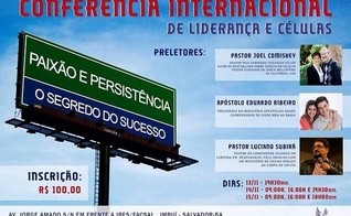 Luciano Subirá é preletor na Conferência Internacional de Liderança e Células