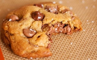 Cookie recheado com Nutella