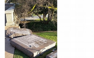 Após destruir monumento ao Dez Mandamentos, homem afirma que "cumpriu órdens do diabo"