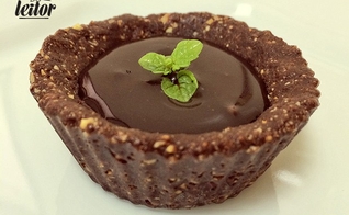 Tortinha de chocolate funcional