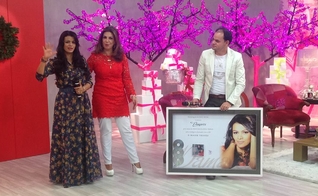 Damares recebe Disco de Platina Triplo no programa "De Bem com a Vida"