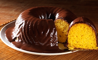 Bolo bombom de cenoura