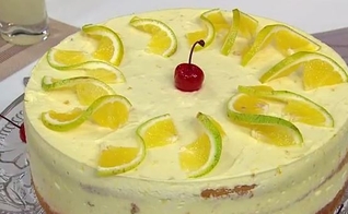 Bolo gelado de laranja