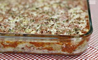 Lasanha de pão