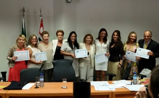 A solenidade aconteceu na Assembleia Legislativa de São Paulo.