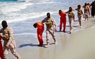 Estado Islâmico executa cristãos na praia