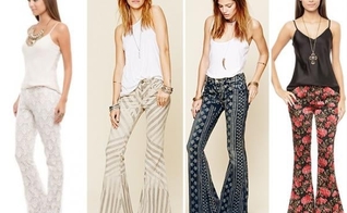 Calça flare