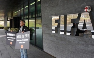 Rio de Paz em protesto contra a Copa em 2014