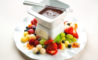 Fondue funcional de chocolate