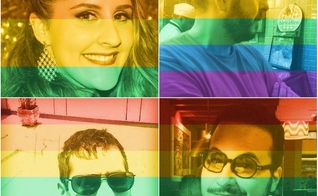 Perfis coloridos no Facebook