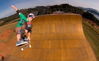 Sandro Dias, o Mineirinho, hexacampeão mundial de skate.