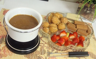 Fondue de doce de leite