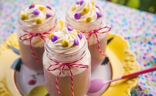 Mousse de açaí com banana