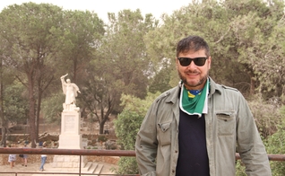 Ap. Joel Engel no Monte Carmelo, em Israel. (Foto: Guiame/ Marcos Corrêa)